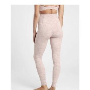 Athleta Elation Textured Tights Pink Size Medium
